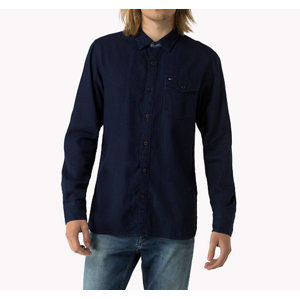 Tommy Hilfiger pánská modrá košile Basic - L (406)